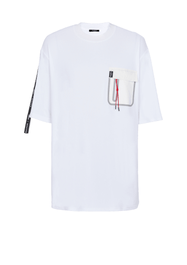 Balmain x Puma – Oversize-T-Shirt mit Tasche