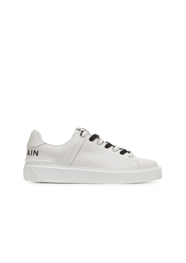 balmain sneakers black and white