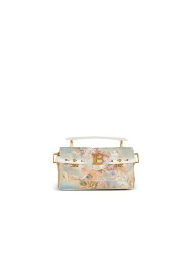 Tasche B-Buzz 19 aus Canvas mit Sky-Print und Lederdetails
