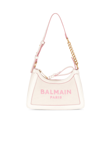 B-Army canvas bag with leather details