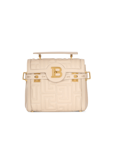 Tasche B-Buzz 23 aus gestepptem Leder mit Monogramm