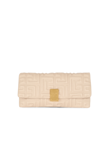 1945 Soft quilted leather clutch bag
