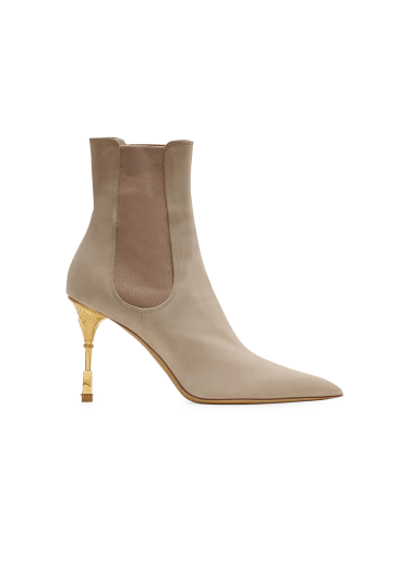 Neutral Tones: The Allure of Khaki Balmain Boots