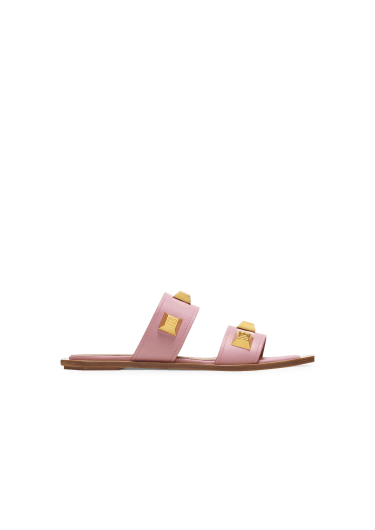 Ana flat mules in smooth leather
