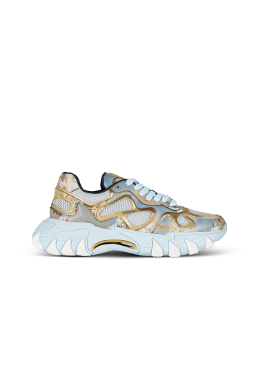 B-East trainers in printed leather and mesh