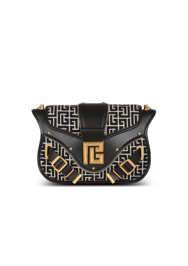 Sac Blaze en cuir et jacquard monogramme