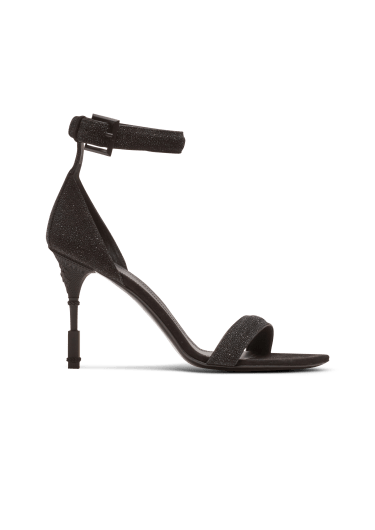 Moneta leather sandals with micro beads