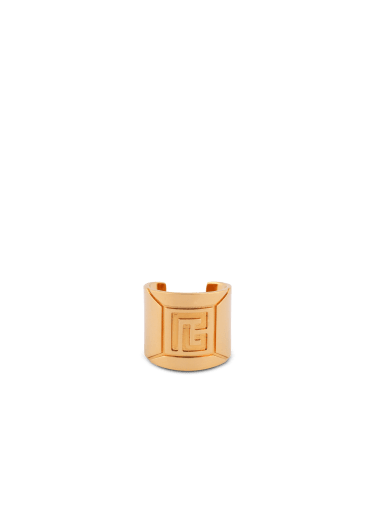 Bague Tubular en laiton gravé