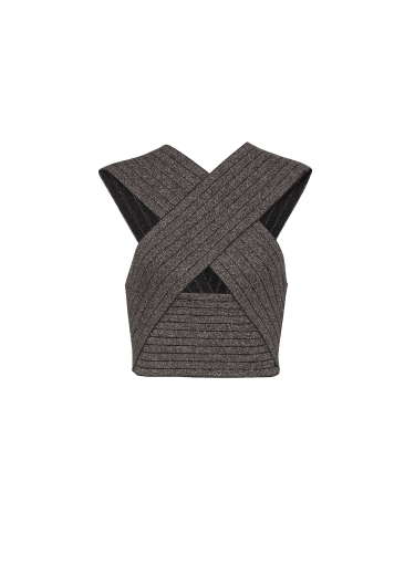Striped knit top