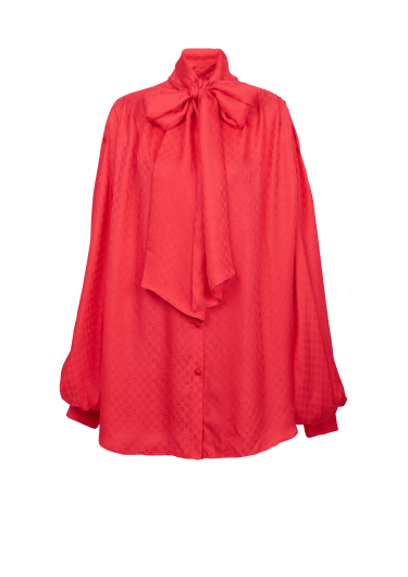 Monogram Silk Short-Sleeved Shirt - Ready-to-Wear