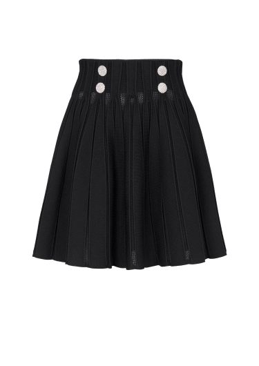 Monogram Printed Leather Mini Skirt - Ready to Wear