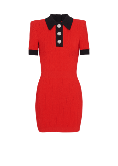Graphic Knit Mini Dress - Women - Ready-to-Wear
