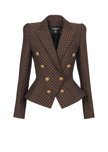 Veste en jacquard mini monogramme