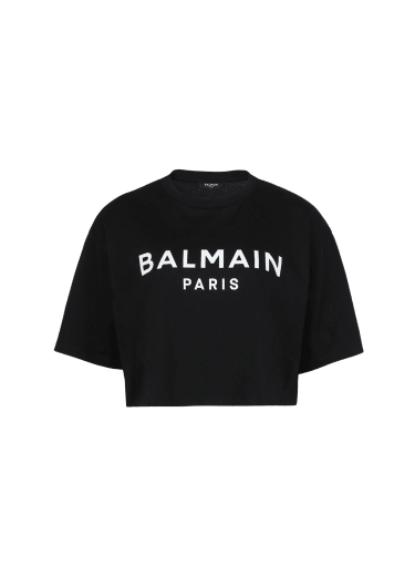 T-shirt con stampa Balmain Paris