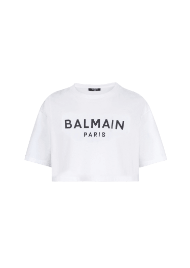Women s Designer Cropped T Shirt BALMAIN