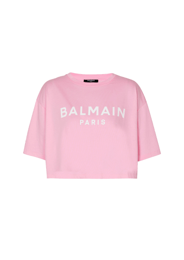 T-Shirt mit Balmain Paris-Print