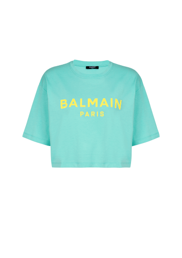 Balmain Paris 프린트 장식 티셔츠