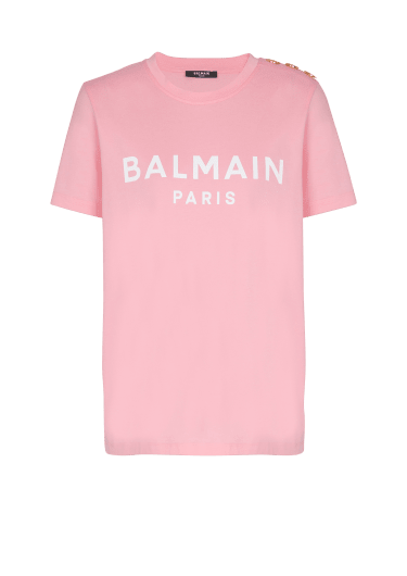 T-shirt with Balmain Paris print