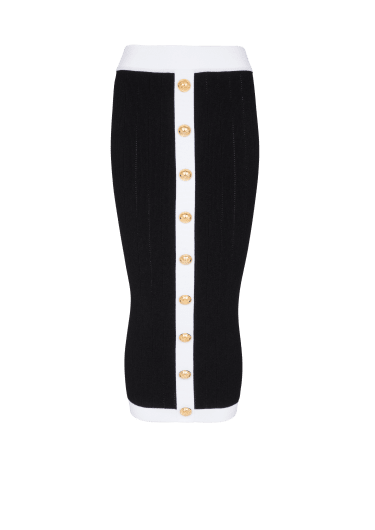 Midi knit skirt