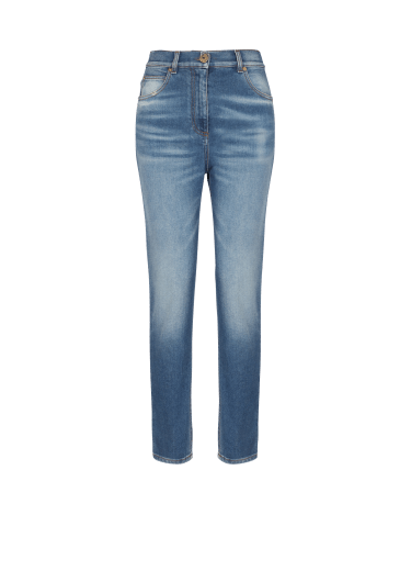 Slim-fit denim jeans