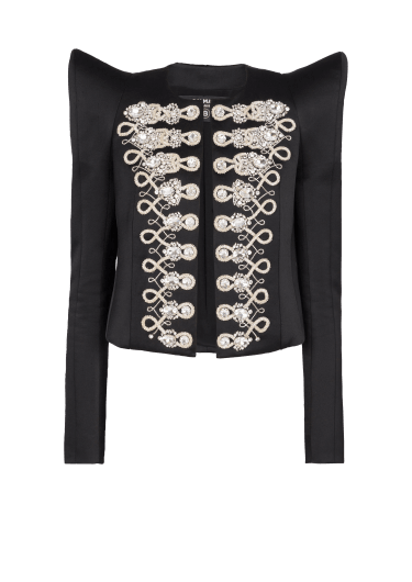 Brandenburg structured jacket with embroidery