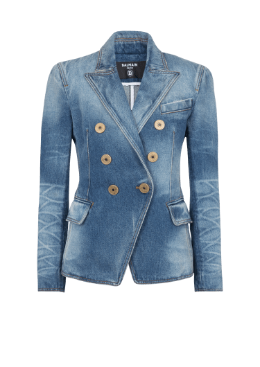 6-button denim jacket