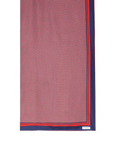 Monogram-printed scarf