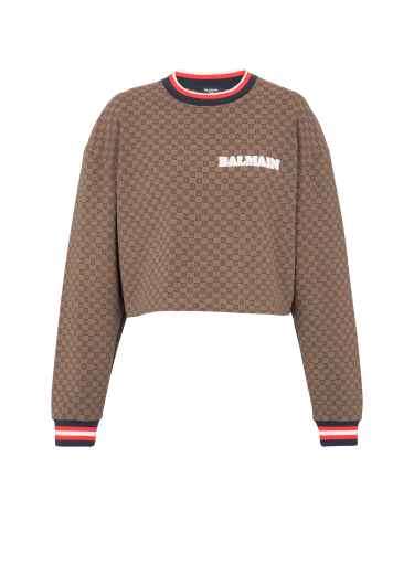 Balmain Men's Mini Monogram Sweater