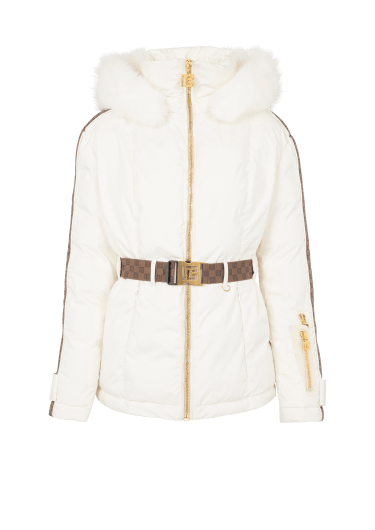 PB down jacket with belt