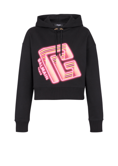 Sudadera corta con estampado Neon