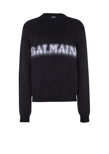 Monogram Embroidered Wool Crewneck - Men - Ready-to-Wear