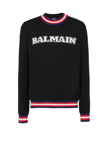 Balmain Men's Mini Monogram Sweater