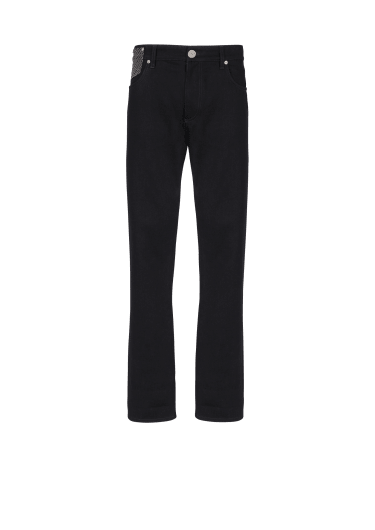 Monogram Printed Denim Pants - Men - Ready-to-Wear