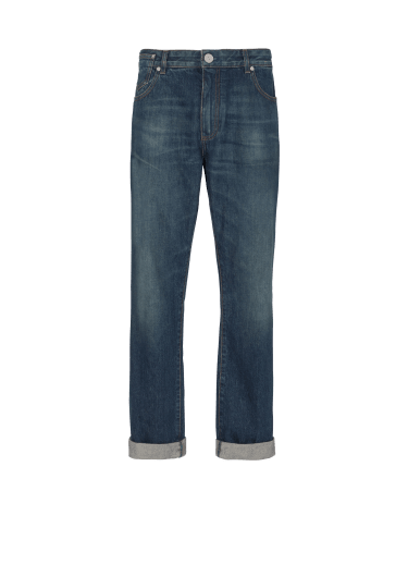 Gerade geschnittene Vintage-Jeans