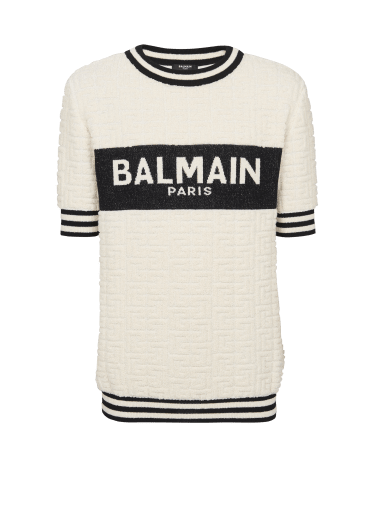 T-Shirt Balmain in spugna di cotone