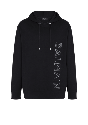 Balmain Monogram Sweatshirt - Black/White 3XL / Black