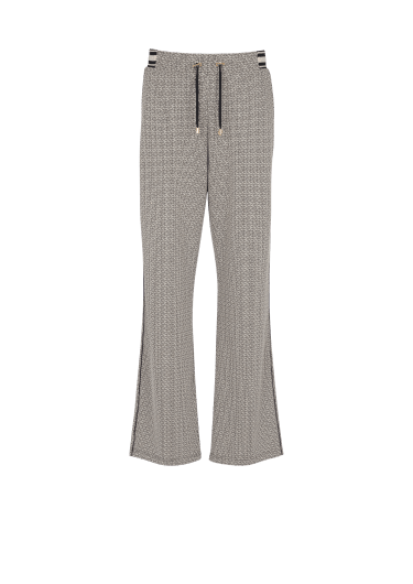 Pantaloni da jogging in jacquard mini monogramma