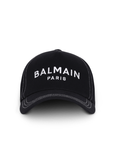 Embroidered Balmain Paris cap