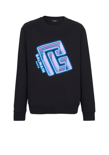 Sweatshirt with Neon logo print