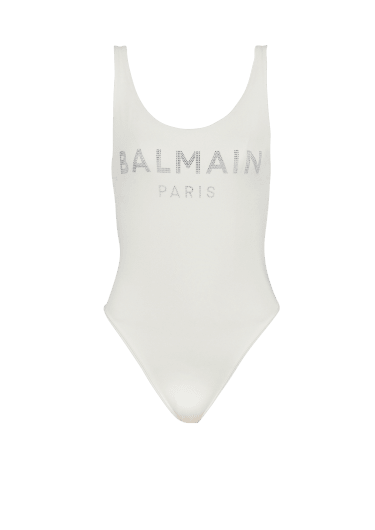 Badeanzug mit Balmain-Logo