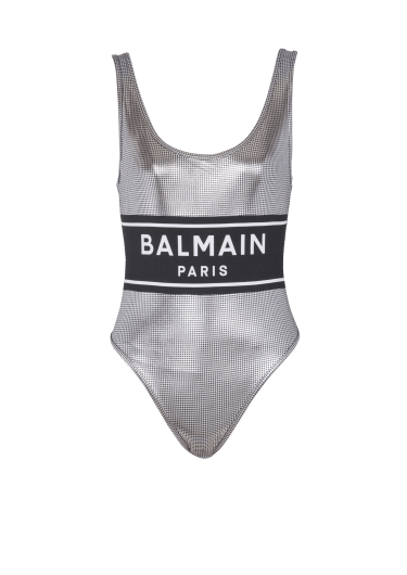 balmain Two-piece bikini set offers a sleeveless pullover top and