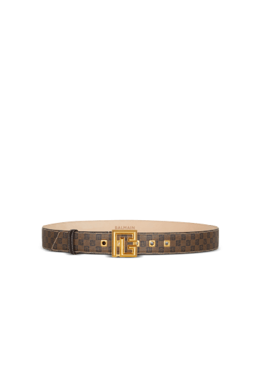 Ceinture en toile cirée mini monogramme