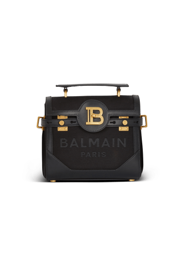 B-Buzz 23 canvas and leather bag