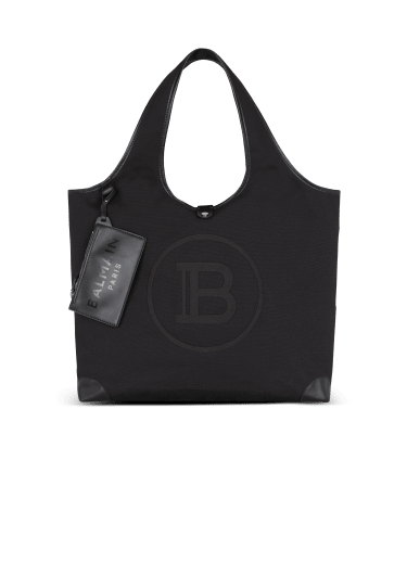 Canvas and leather Grocery Bag