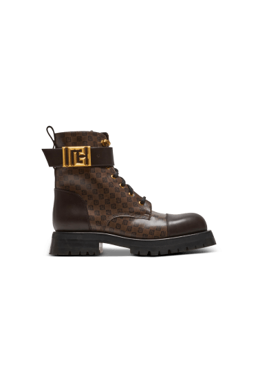 Bottines rangers Romy mini monogramme