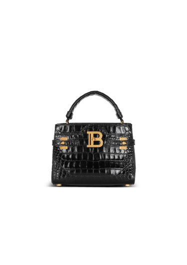 Balmain Black Major Small Leather Shoulder Bag