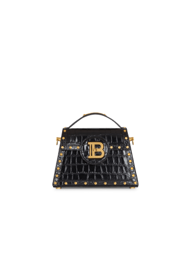 B-Buzz Dynasty bag in crocodile-print leather