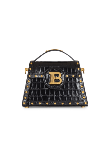 B-Buzz Dynasty bag in crocodile-print leather