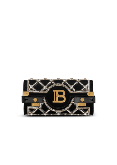 B-Buzz 23 velvet and pearl clutch