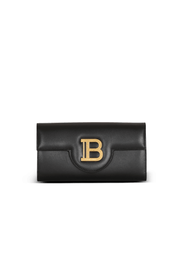 Shop BALMAIN 2023 SS Leather Cotton Elegant Style Leather & Faux